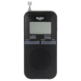 Bush portable pocket radio black FM AM - British product