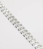 Harrods white gold diamond tennis bracelet 8.00ct, imported from the UK