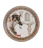 Gien Chevaux du Vent dessert plates 22cm set of 4 (British brand)