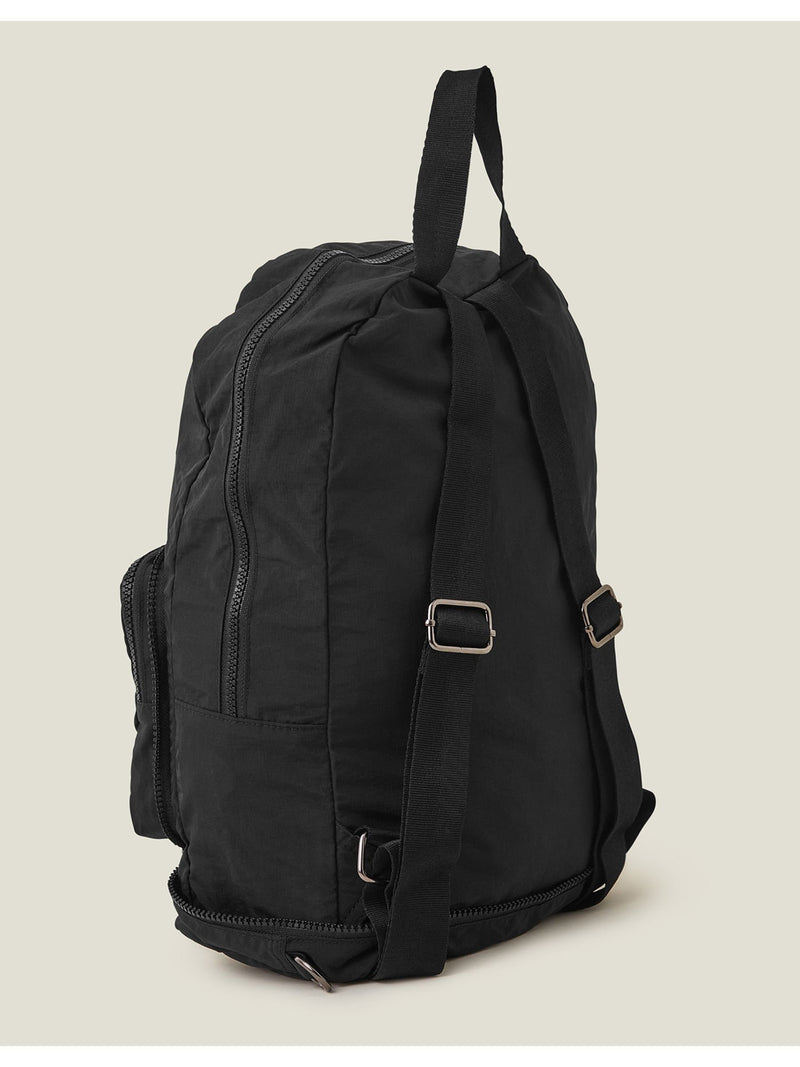 Accessorize black packable travel rucksack (British brand)
