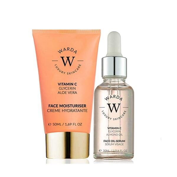 Warda Vitamin C Moisturiser 50ml + Vitamin C Glow Boost Oil