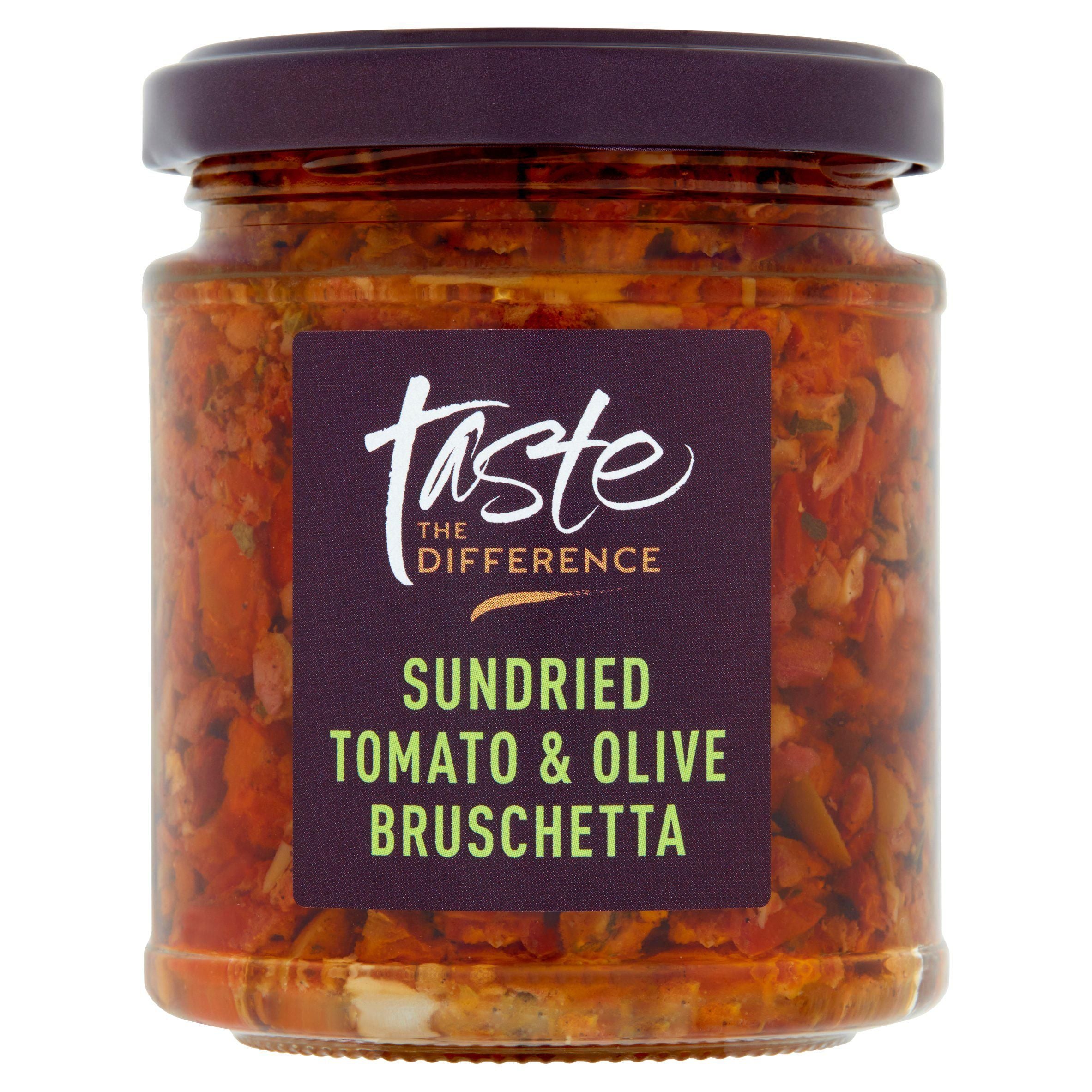 Sainsbury's Sundried Tomato & Olive Bruschetta, Taste the Difference 170g GOODS Sainsburys   