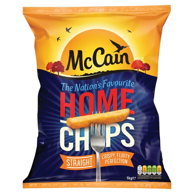 McCain Home Chips Straight Cut   1kg GOODS M&S   