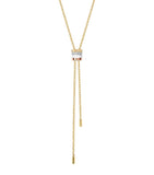 Boucheron yellow gold Quatre necklace with diamond motif (British brand)