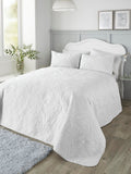 Serene white quilted bedspread 200x230cm (British brand)