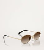 Vogue metal sunglasses with graduated tint lenses, imported from the UK