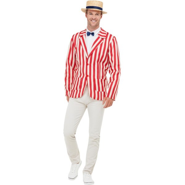 Smiffys 20s barber shop costume red and cream (British brand)