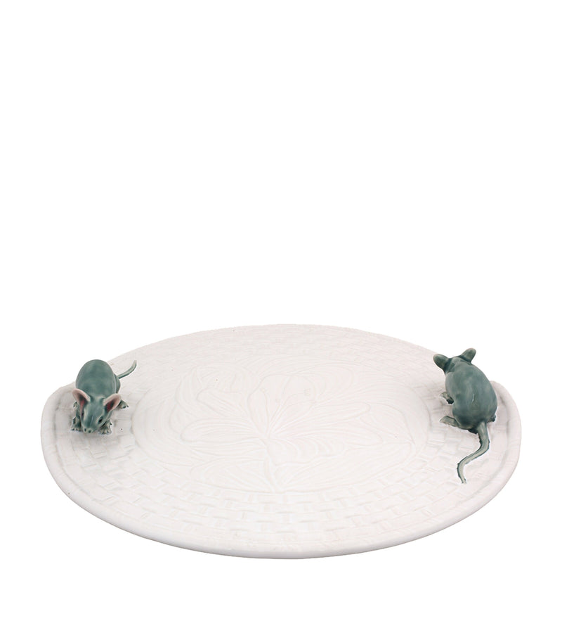 Bordallo Pinheiro cheese plate 31.5cm - British product