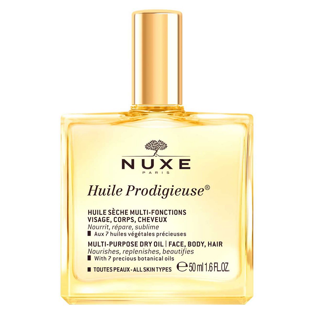 NUXE Huile Prodigieuse® Multi-Purpose Dry Oil for Face, Body and Hair 50ml GOODS Boots   