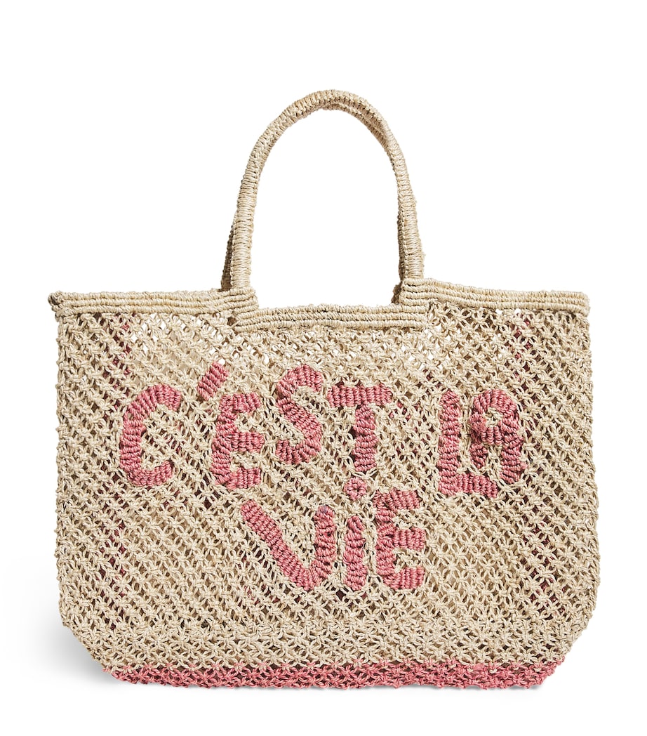 Jacksons Jute C'est La Vie Lavinia tote bag, imported from the UK