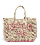 Jacksons Jute C'est La Vie Lavinia tote bag, imported from the UK