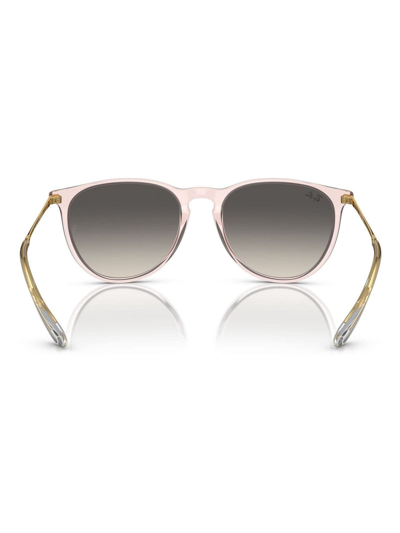 Ray-Ban Erika classic pink sunglasses with grey lenses, UK version