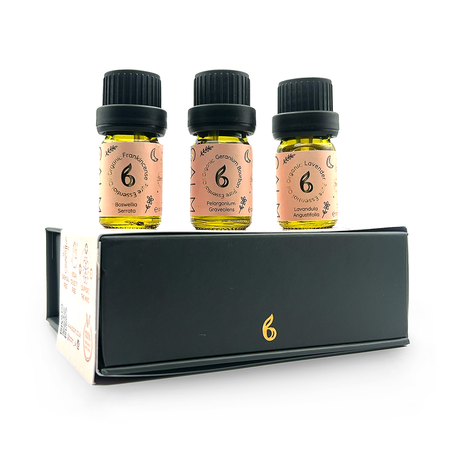 B Calm aroma diffuser and essential oil set, imported from the UK