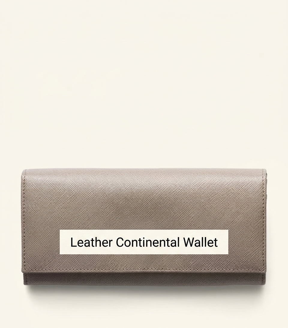 Prada large Saffiano leather wallet, imported from the UK