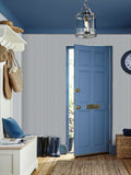 Laura Ashley Blue Farnworth Stripe wallpaper sample A4, imported from the UK