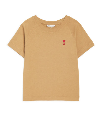 AMI Paris Cotton Ami de Coeur Children's T-Shirt 4-12 Years