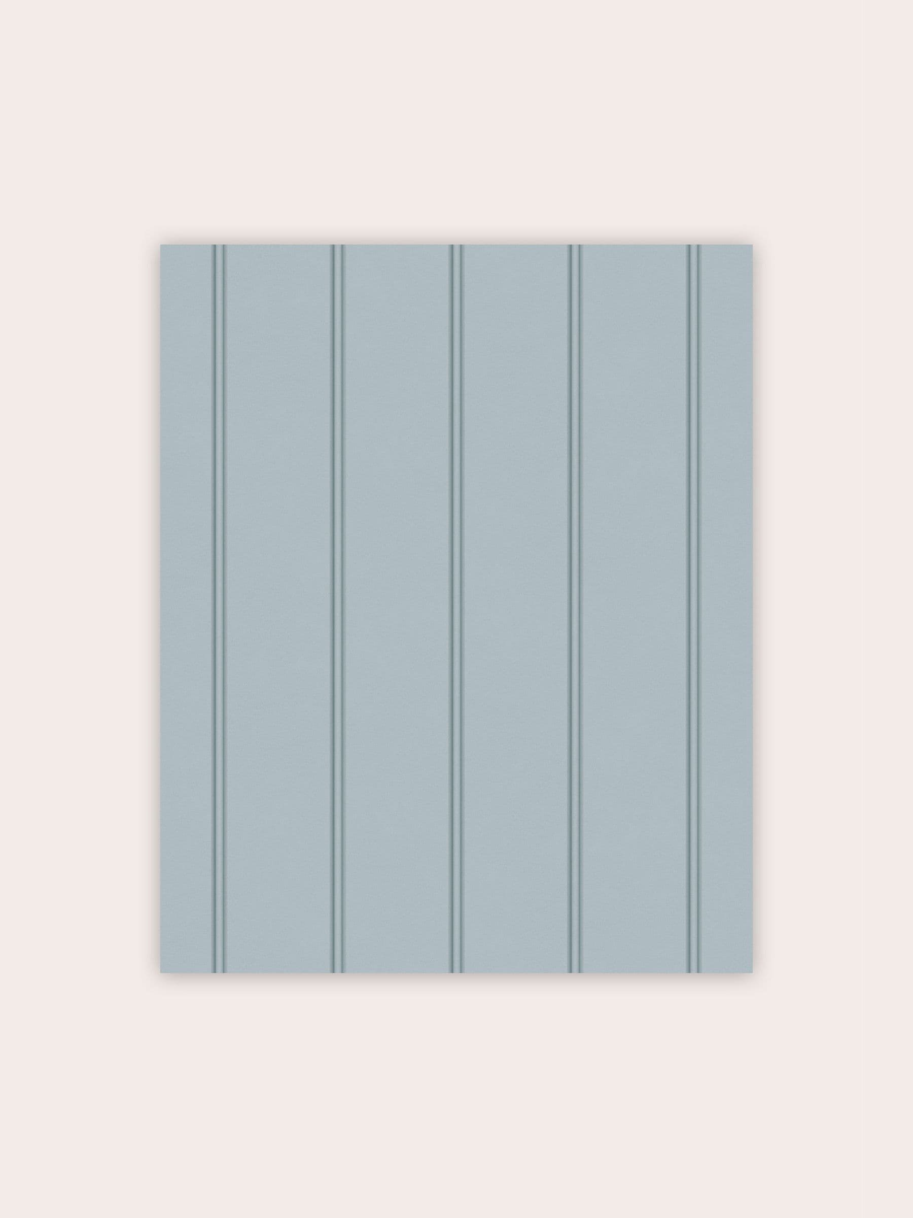 Laura Ashley Chalford wood panelling wallpaper sample Seaspray blue A4 - British product
