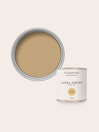 Next Laura Ashley Yellow Matt Emulsion Paint 100ml Tester- Buy online at McGrocer