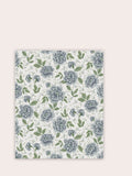 Laura Ashley Pickworth Posy wallpaper sample pale seaspray blue (British brand)