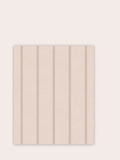 Laura Ashley plaster pink Chalford wood panelling wallpaper sample, imported from the UK