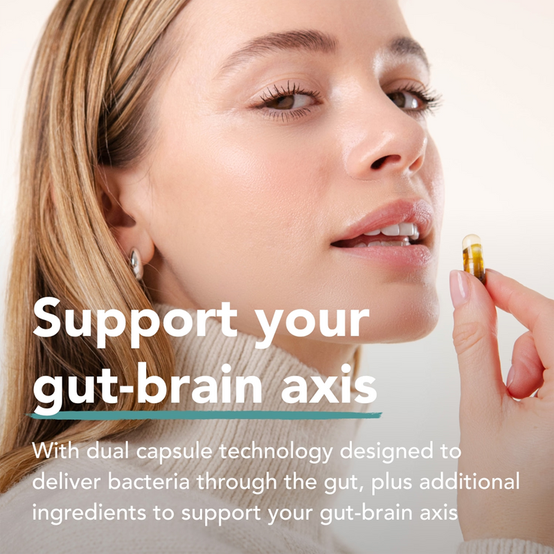 Zooki Biotics+ Brain Clarity probiotic supplement 30 capsules, imported from the UK