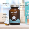 Zooki Biotics+ Brain Clarity probiotic supplement 30 capsules, imported from the UK