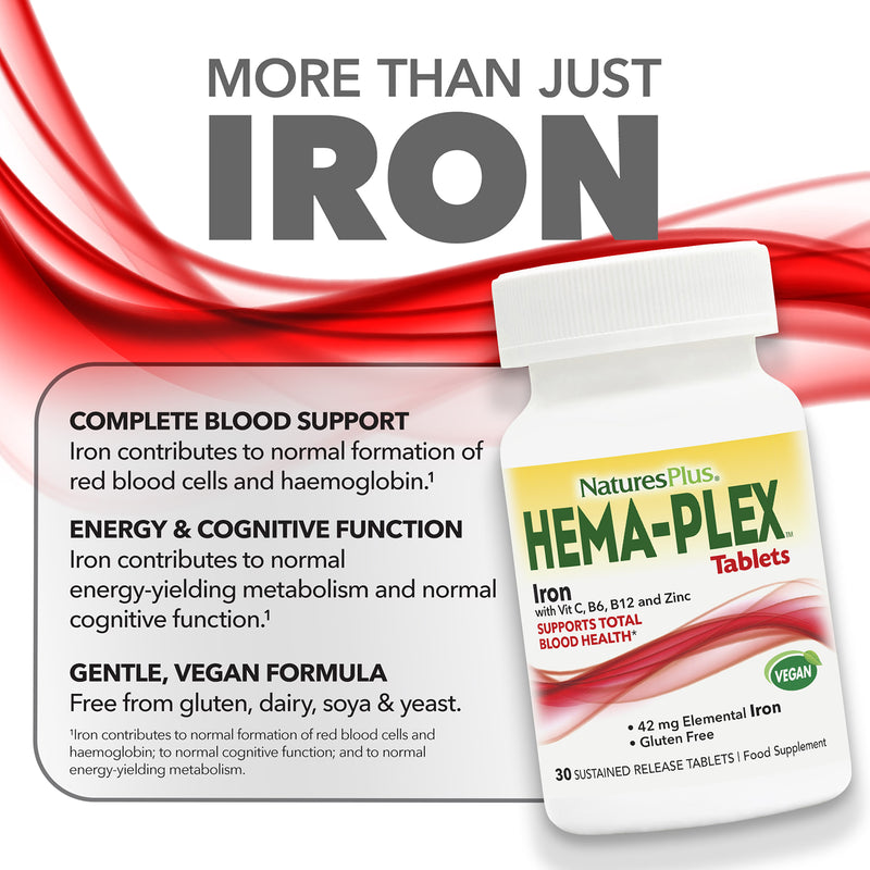 NaturesPlus Hema-Plex iron supplement (British brand)