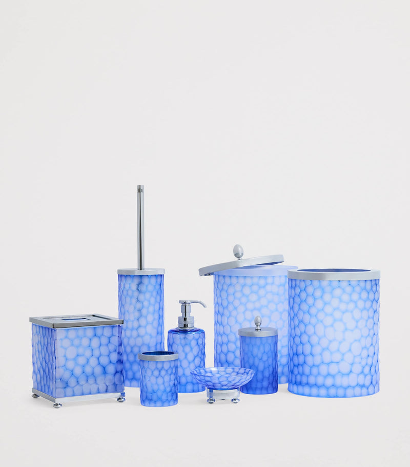 ZODIAC Crystal Ocean Honeycomb soap dispenser (British brand)