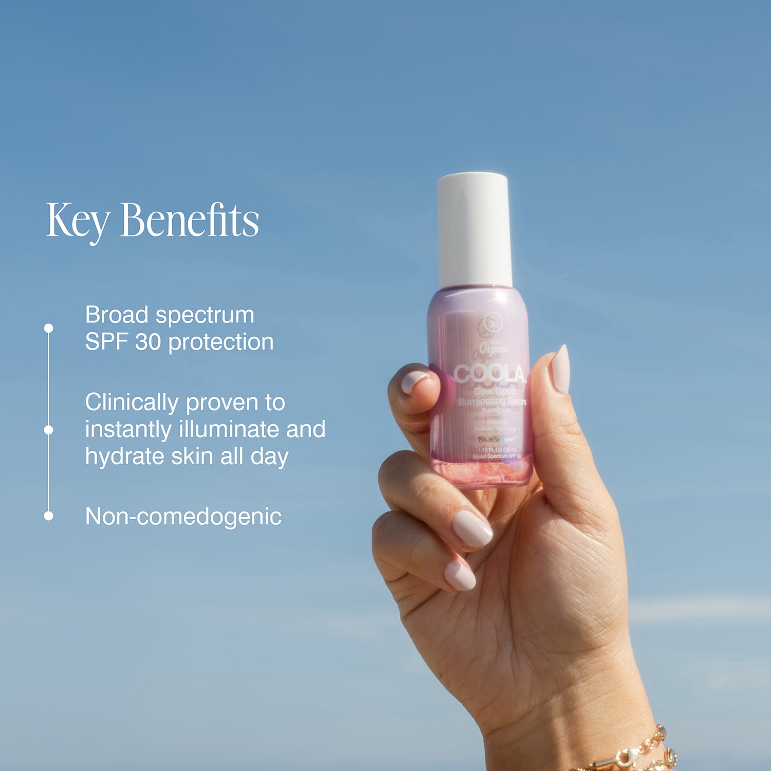 COOLA illuminating serum SPF30 35ml, imported from the UK