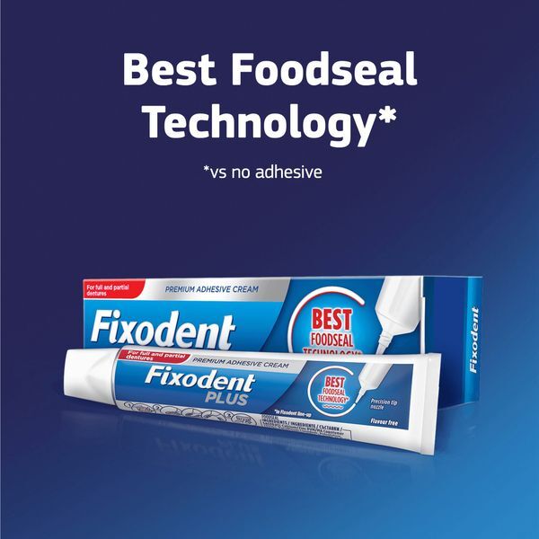 Fixodent Plus Food Seal Denture Adhesive 40ml GOODS Superdrug   