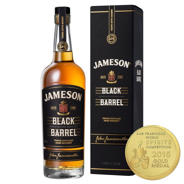 Jameson Black Barrel Triple Distilled Blended Irish Whiskey   70cl