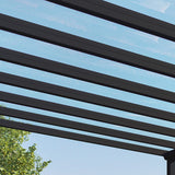 Palram Canopia Stockholm 11ft 2" x 26ft 4" (3.4 x 8.1m) Aluminium Patio Cover GOODS Costco UK