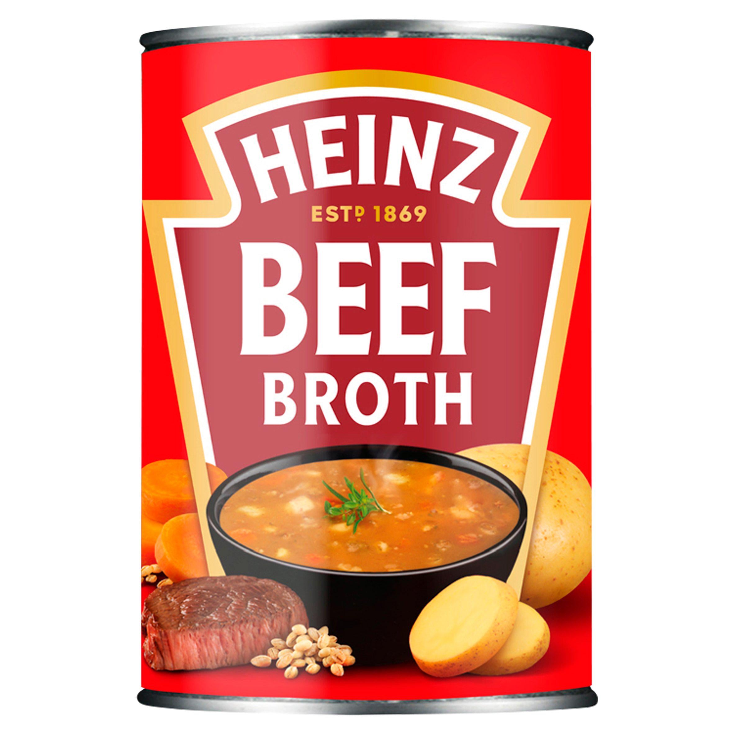 Heinz Beef Broth Soup 400g Soups Sainsburys   