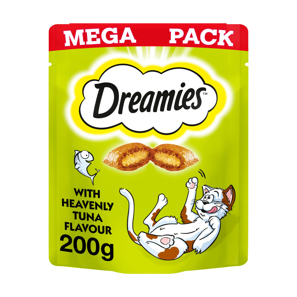 Dreamies Biscuits with Tuna Flavour Cat Treat Mega Pack 200g