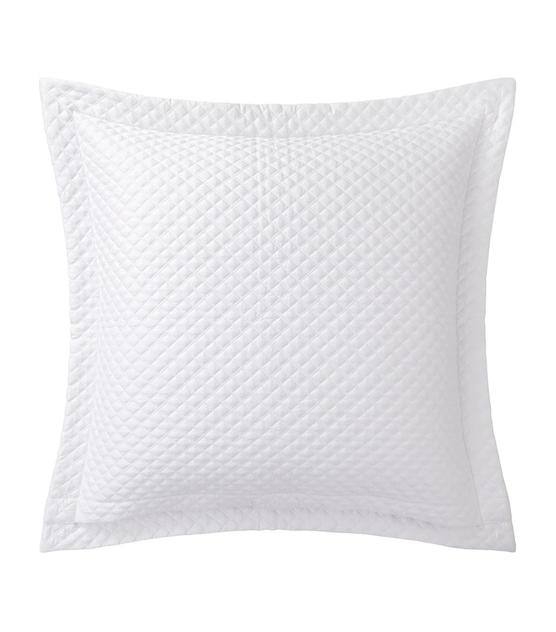 Ralph Lauren Home cotton argyle square pillowcase 65cm x 65cm, imported from the UK