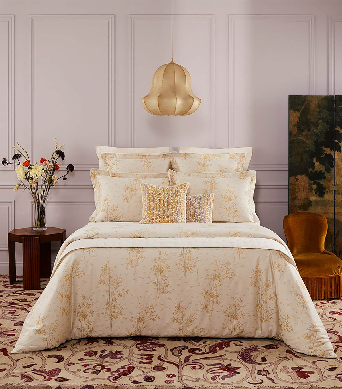 Yves Delorme organic cotton flat sheet 240x295cm (British brand)