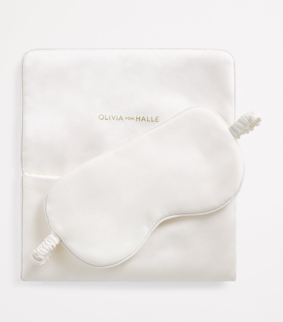 Olivia von Halle silk eye mask Audrey (British brand)