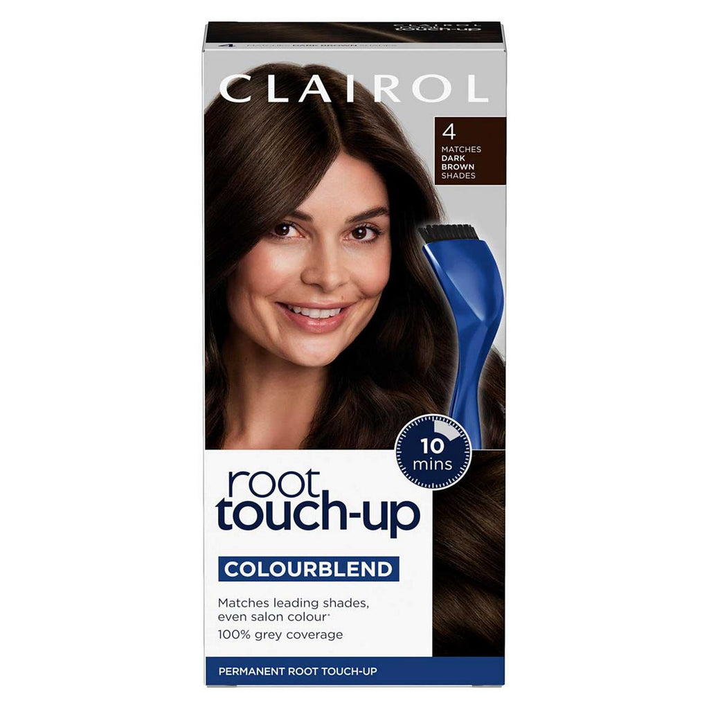 Clairol Root Touch-Up Permanent Hair Dye 4 Dark Brown 30ml