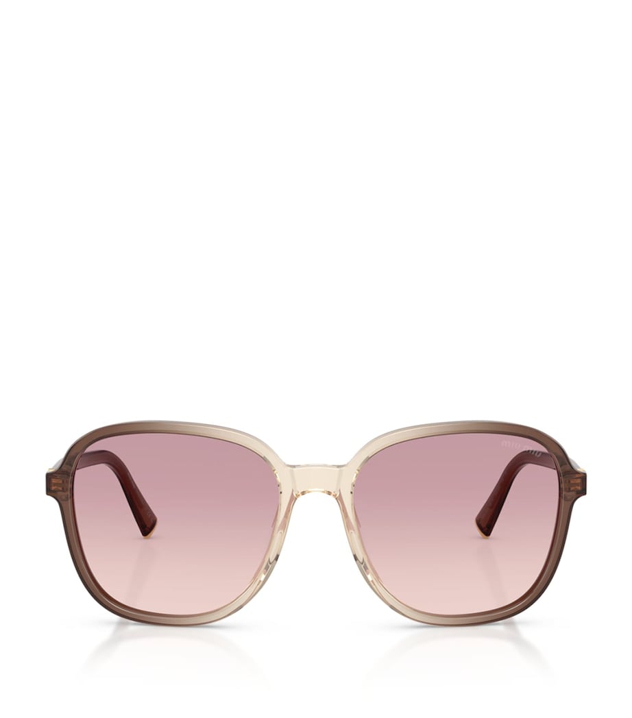 Miu Miu oversized acetate sunglasses, UK version