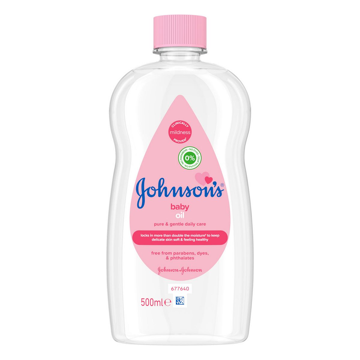 JOHNSON'S® Baby Oil 500ml big packs Boots   