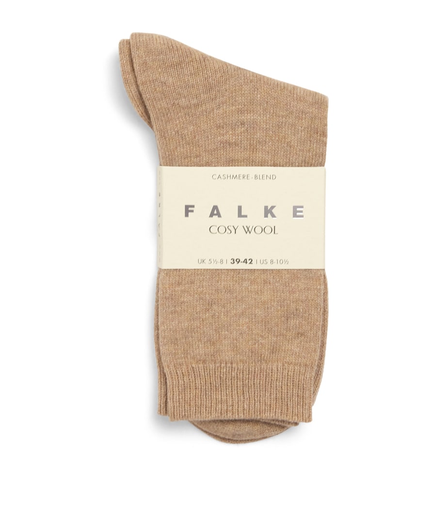 Falke wool blend cosy socks (British brand)