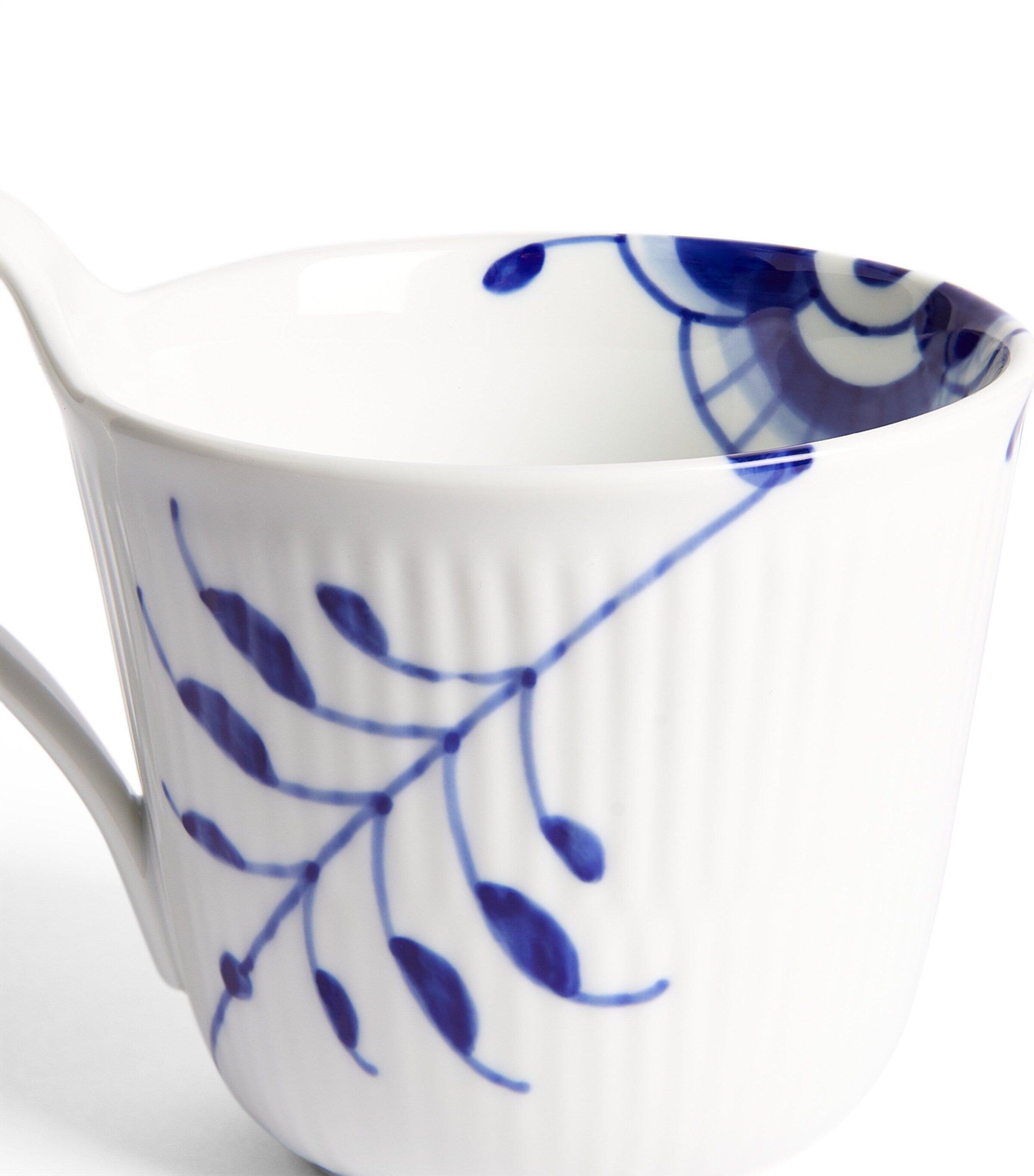 Royal Copenhagen Blue Fluted Mega High-Handle Mug 330ml, imported from the UK