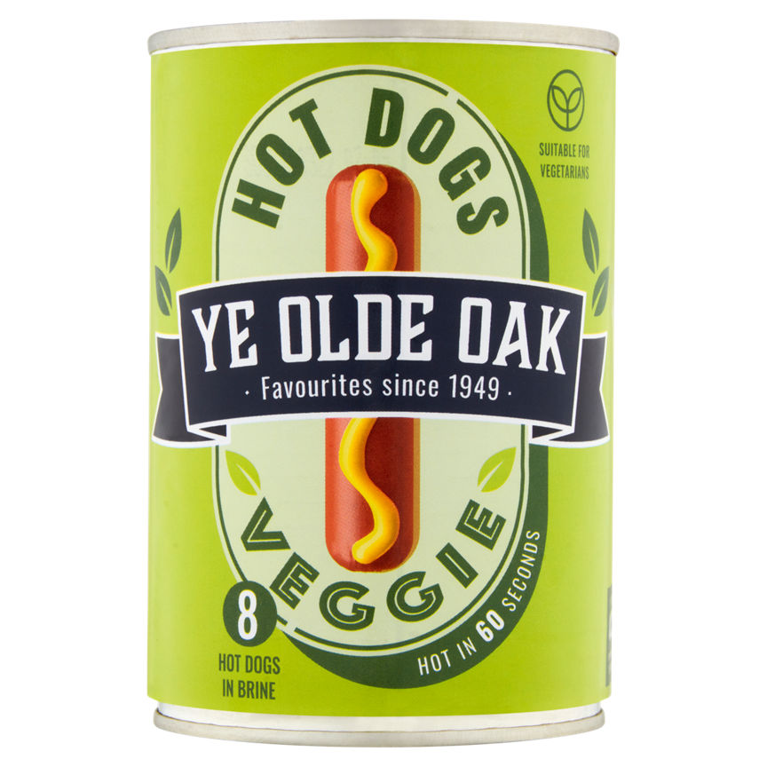 Ye Olde Oak 8 Veggie Hot Dogs in Brine GOODS ASDA   