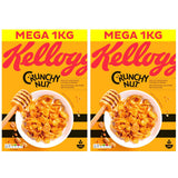 Kellogg's crunchy nut cereal with honey and peanuts, 2kg twin pack, UK version