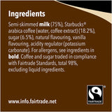 Starbucks Frappuccino Cookies and Cream 8x250ml, UK version