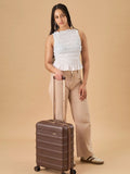Cabin Max White Anode 40L ABS Cabin Suitcase (55x40x20cm)