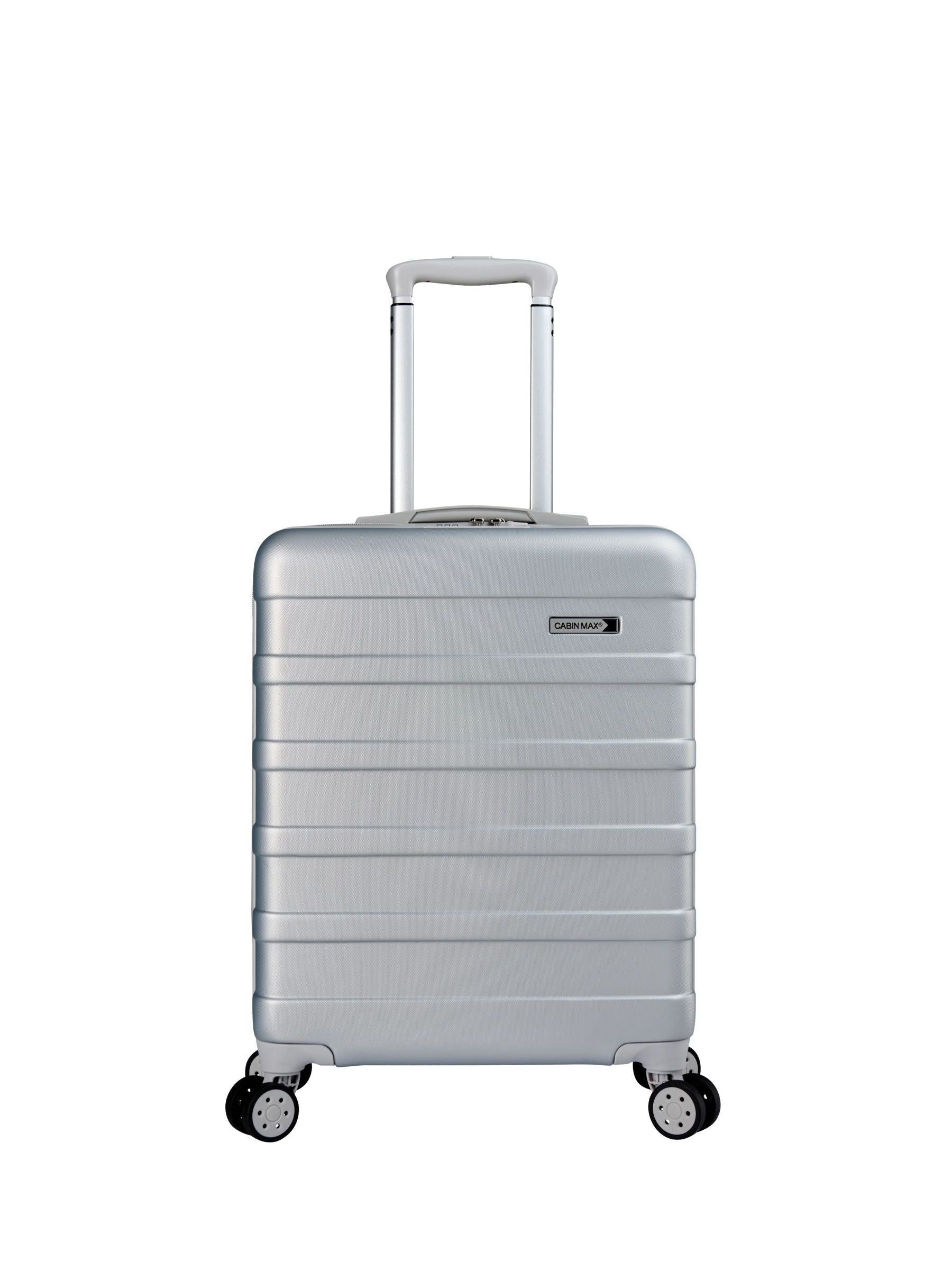 Cabin Max White Anode 40L ABS Cabin Suitcase (55x40x20cm)