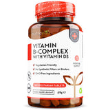 Nutravita Vitamin B Complex with Vitamin D3 - 365 Tablets GOODS Superdrug   