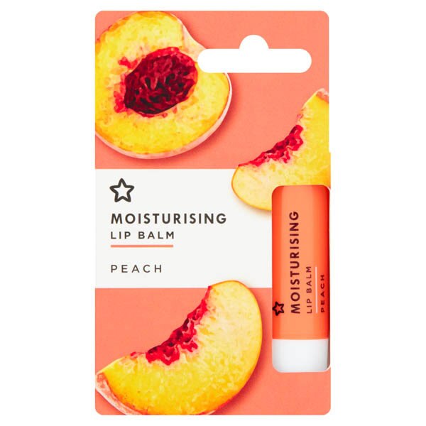 Superdrug Peach Lip Balm 4g