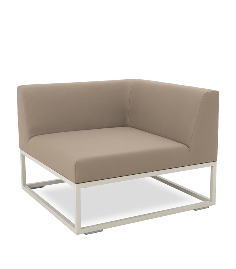Indian Ocean modular outdoor lounge chair corner module, UK version